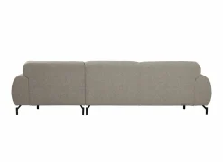 Hoeksalon Eron 331x182cm - stof - taupe