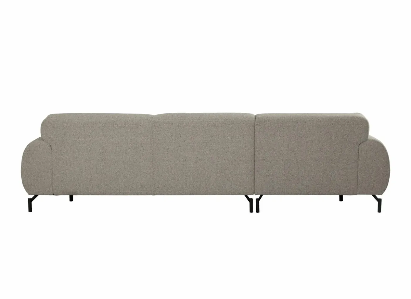 Hoeksalon Eron 331x182cm - stof - taupe