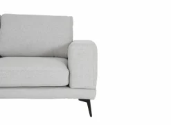 Hoeksalon Eston 284x219cm - stof - lichtgrijs