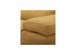 Hoeksalon Exeter 299x240cm - stof - chacha geel met relax