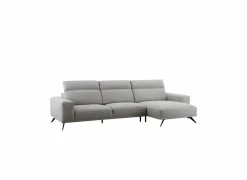 Hoeksalon Forest 340x163cm - stof - ecru
