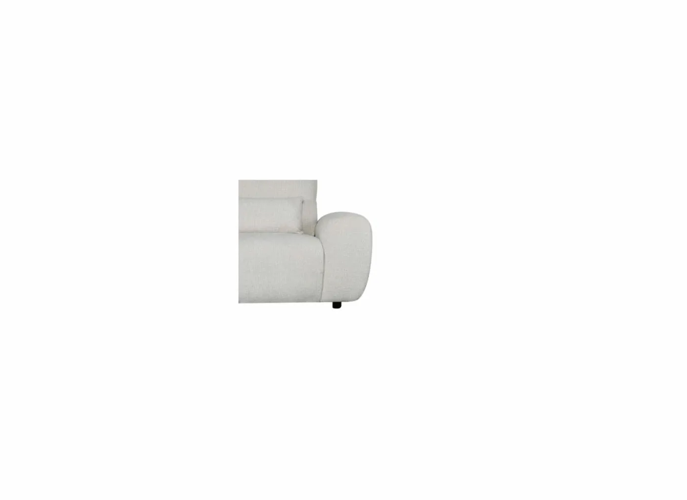 Hoeksalon Garama 281x229cm - polyester - beige