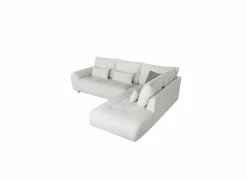 Hoeksalon Garama 281x229cm - polyester - beige