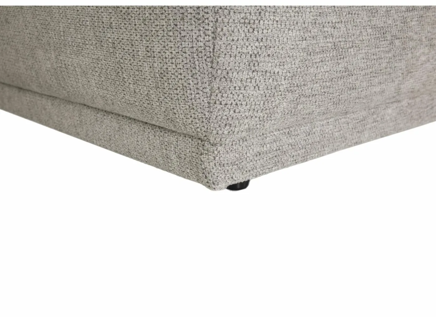 Hoeksalon Ibero 374x283cm - stof - grijs met zitdiepteverstelling