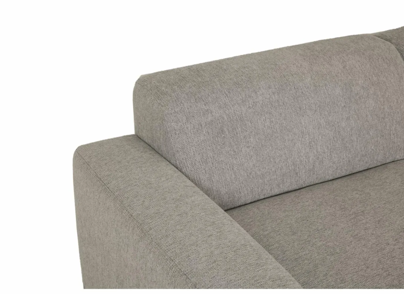 Hoeksalon Ibero 374x283cm - stof - grijs