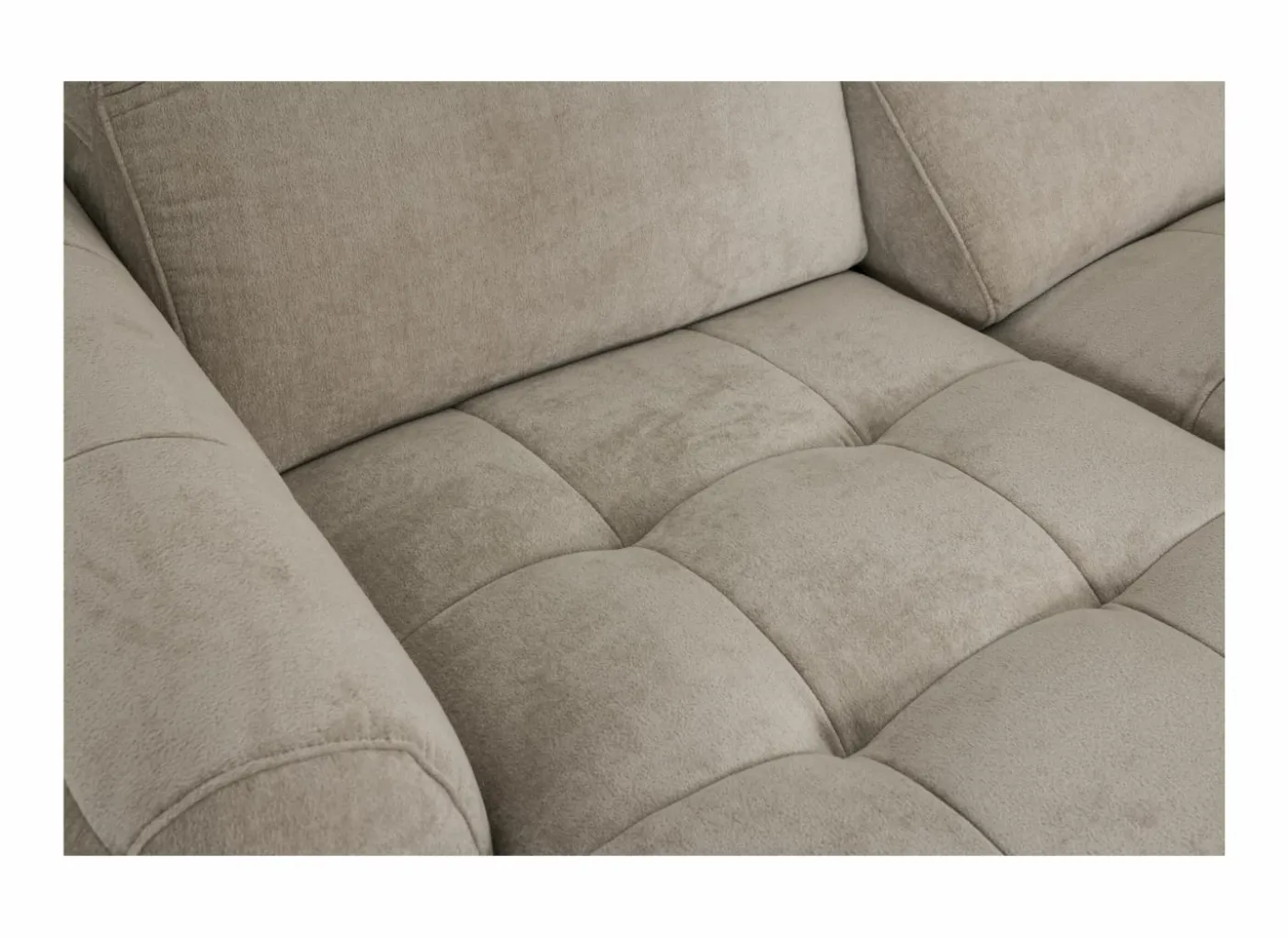 Hoeksalon Ivy 389x257cm - stof - linen