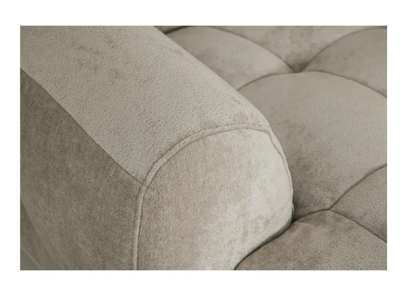 Hoeksalon Ivy 389x257cm - stof - linen met relax