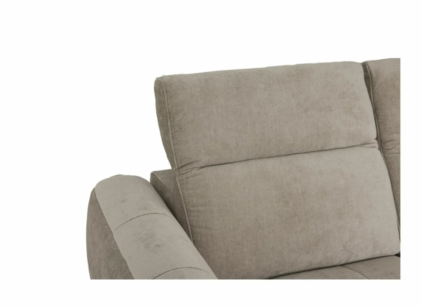 Hoeksalon Ivy 389x257cm - stof - linen met relax