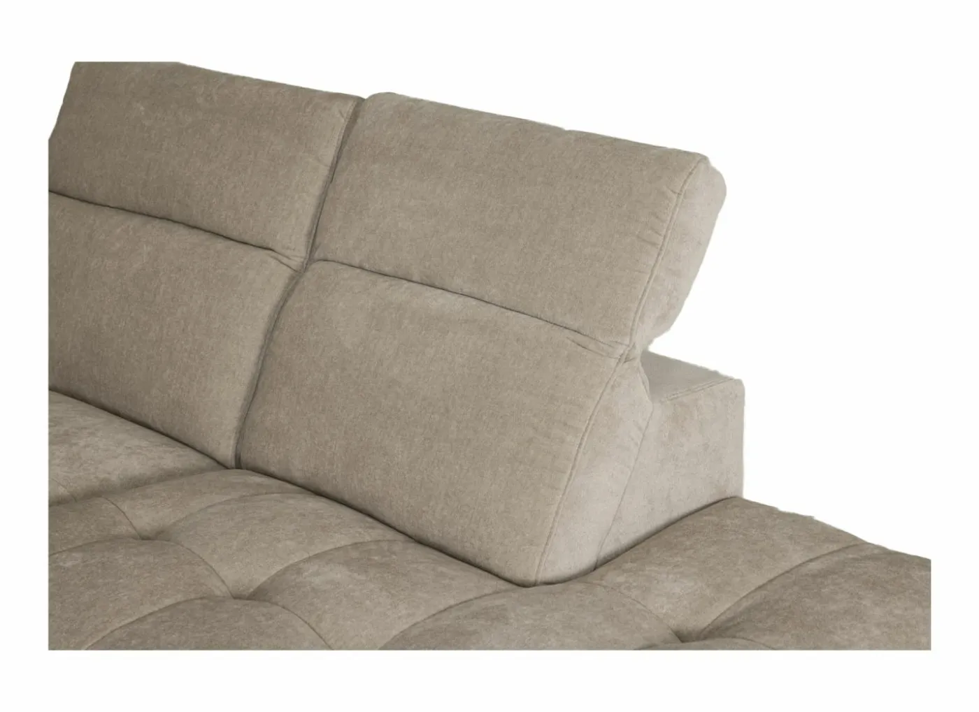 Hoeksalon Ivy 389x257cm - stof - linen met relax