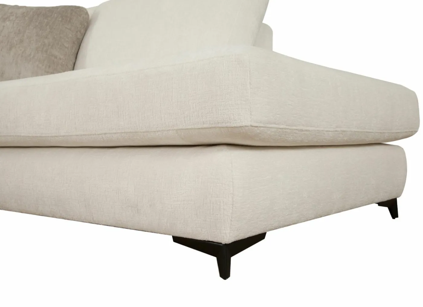 Hoeksalon Izmir 378x230cm - stof - greige