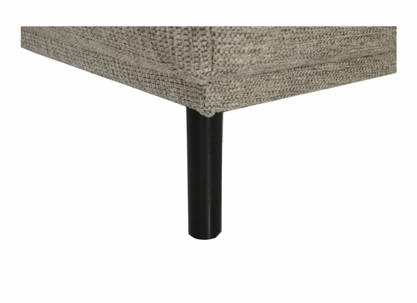 Hoeksalon Kent 390x230cm - stof - grijs