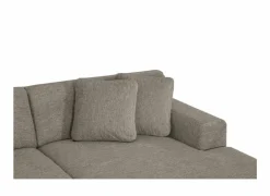 Hoeksalon Kent 390x230cm - stof - grijs