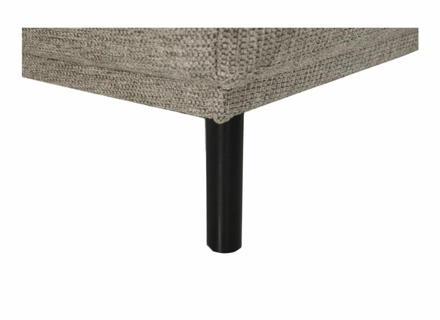 Hoeksalon Kent 390x230cm - stof - grijs