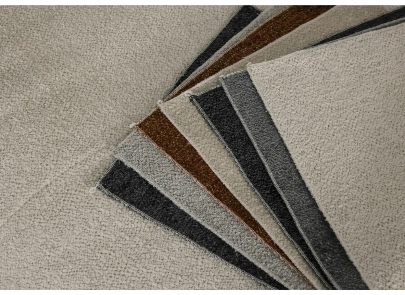 Hoeksalon Krouton 338x276cm - stof - ecru