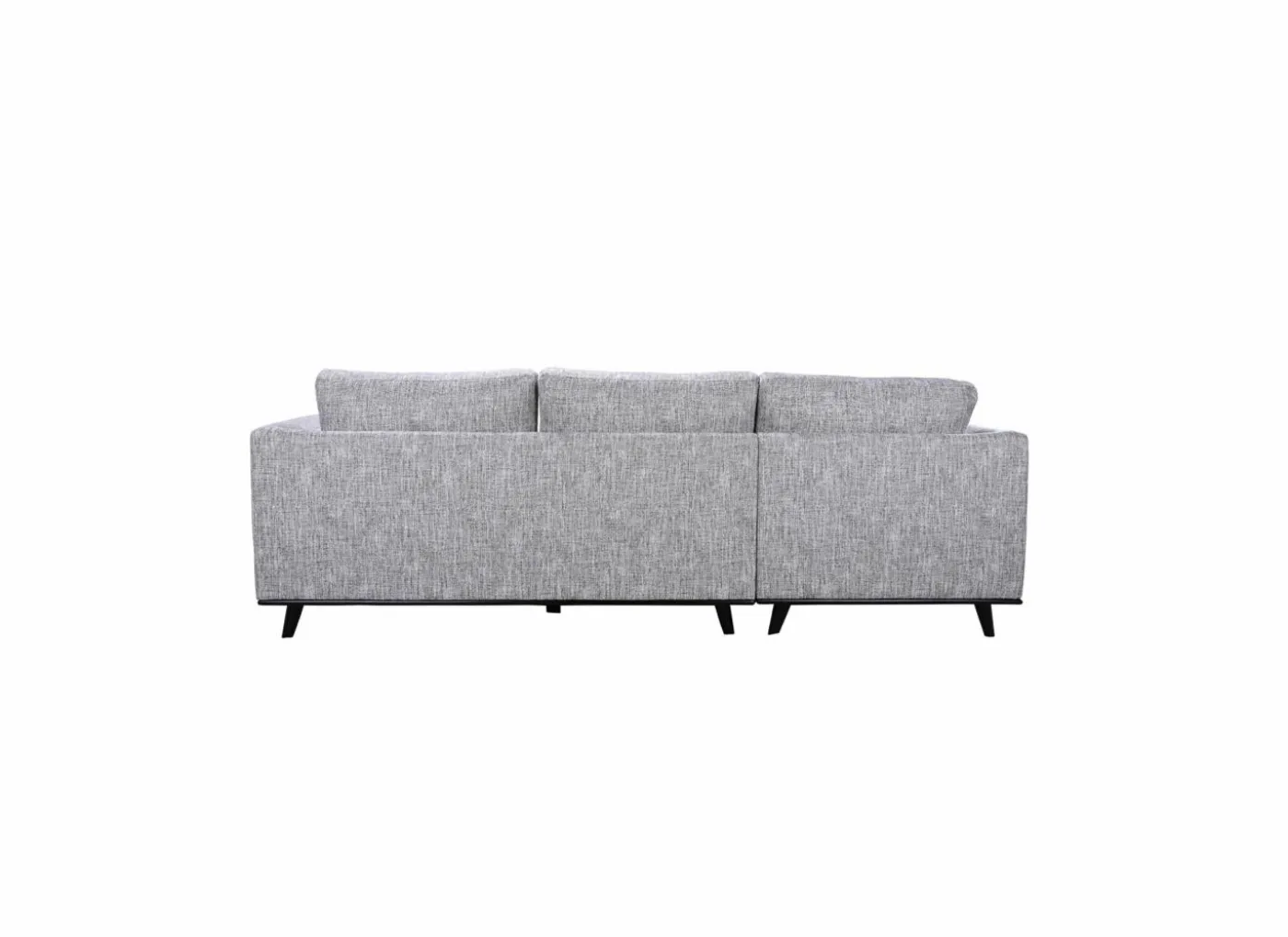 Hoeksalon Lambda 248,5x151cm - stof - ivoor