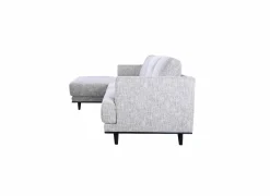 Hoeksalon Lambda 248,5x151cm - stof - ivoor
