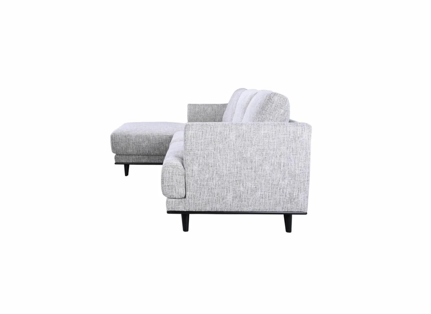 Hoeksalon Lambda 248,5x151cm - stof - ivoor