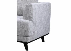 Hoeksalon Lambda 248,5x151cm - stof - ivoor