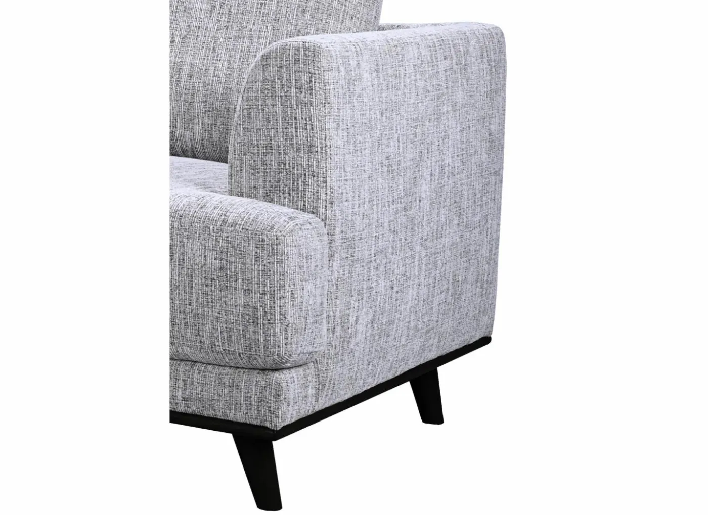Hoeksalon Lambda 248,5x151cm - stof - ivoor