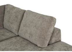 Hoeksalon Larvik 410x228cm - stof - beige