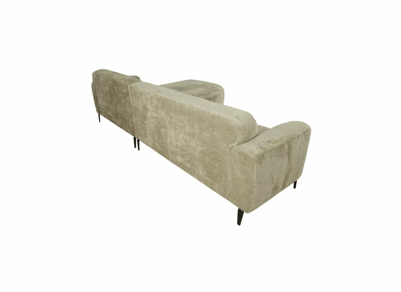 Hoeksalon Leif 332x207cm - stof - groen