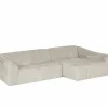Hoeksalon Lex 284x159cm - stof - greige