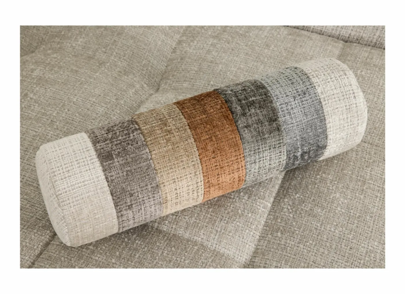 Hoeksalon Lex 284x159cm - stof - greige
