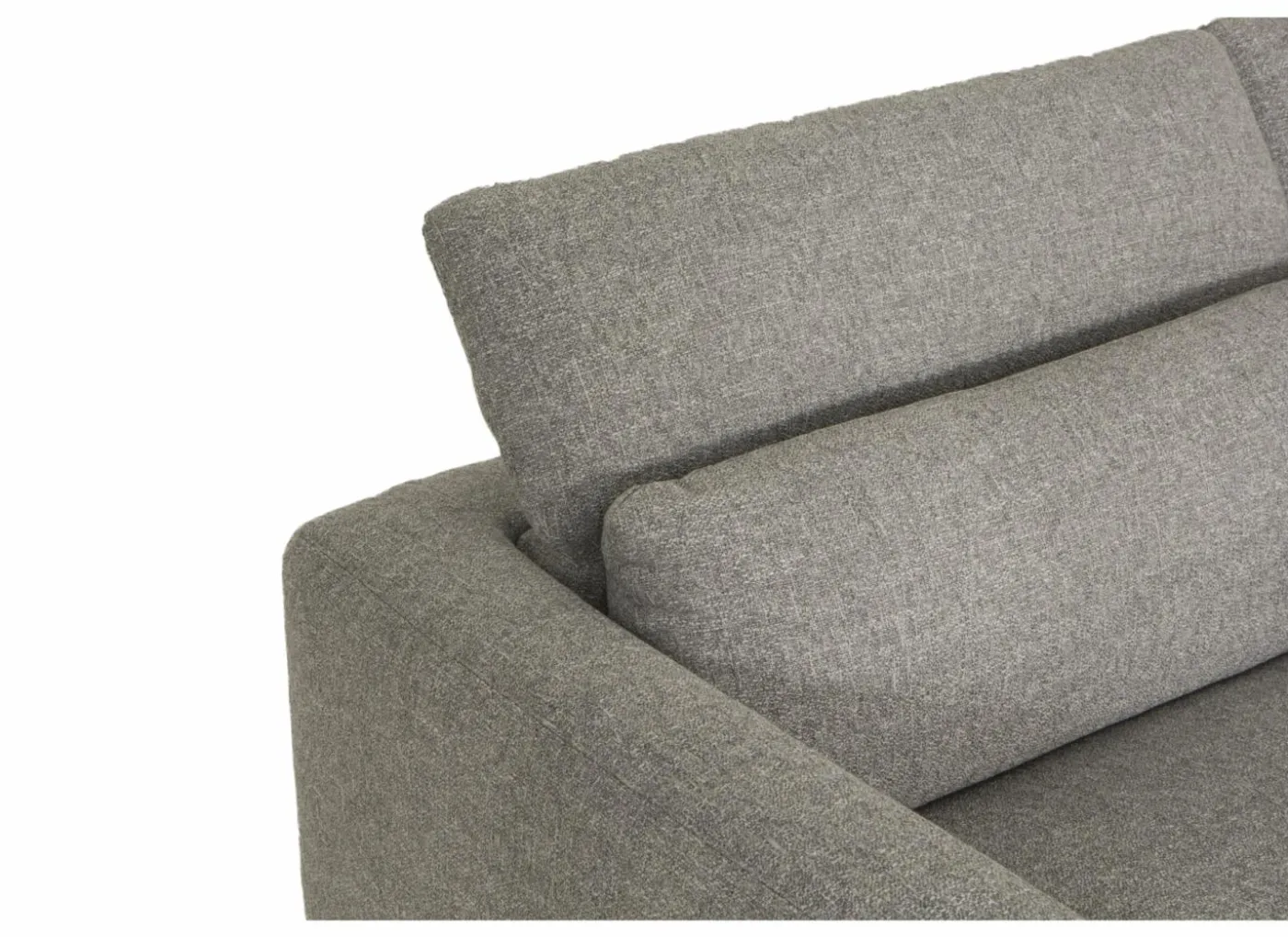 Hoeksalon Lexus 327x189cm - stof - grijs met relax