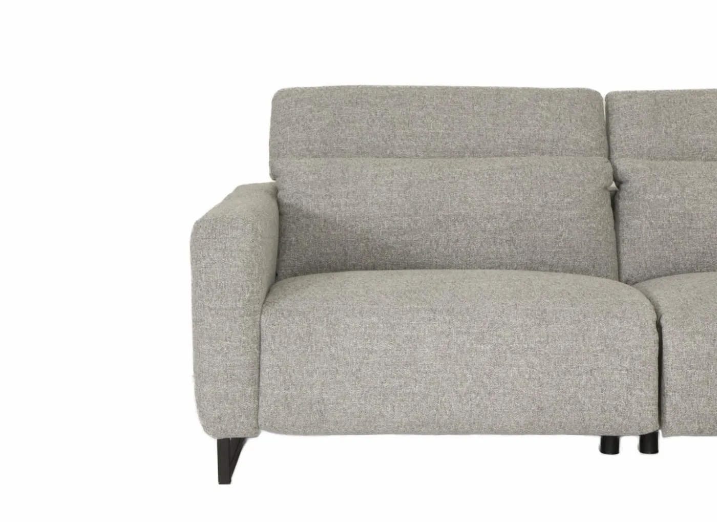 Hoeksalon Lexus 327x189cm - stof - grijs met relax