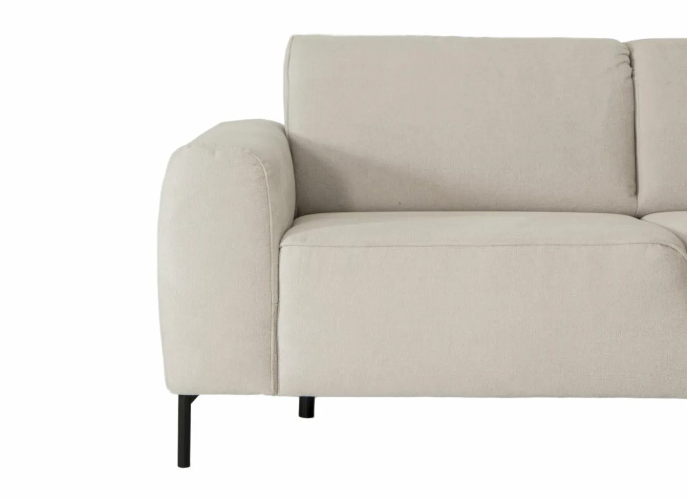 Hoeksalon Lund 370x278cm - stof - beige