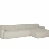 Hoeksalon Malmo 340x171cm - stof - beige