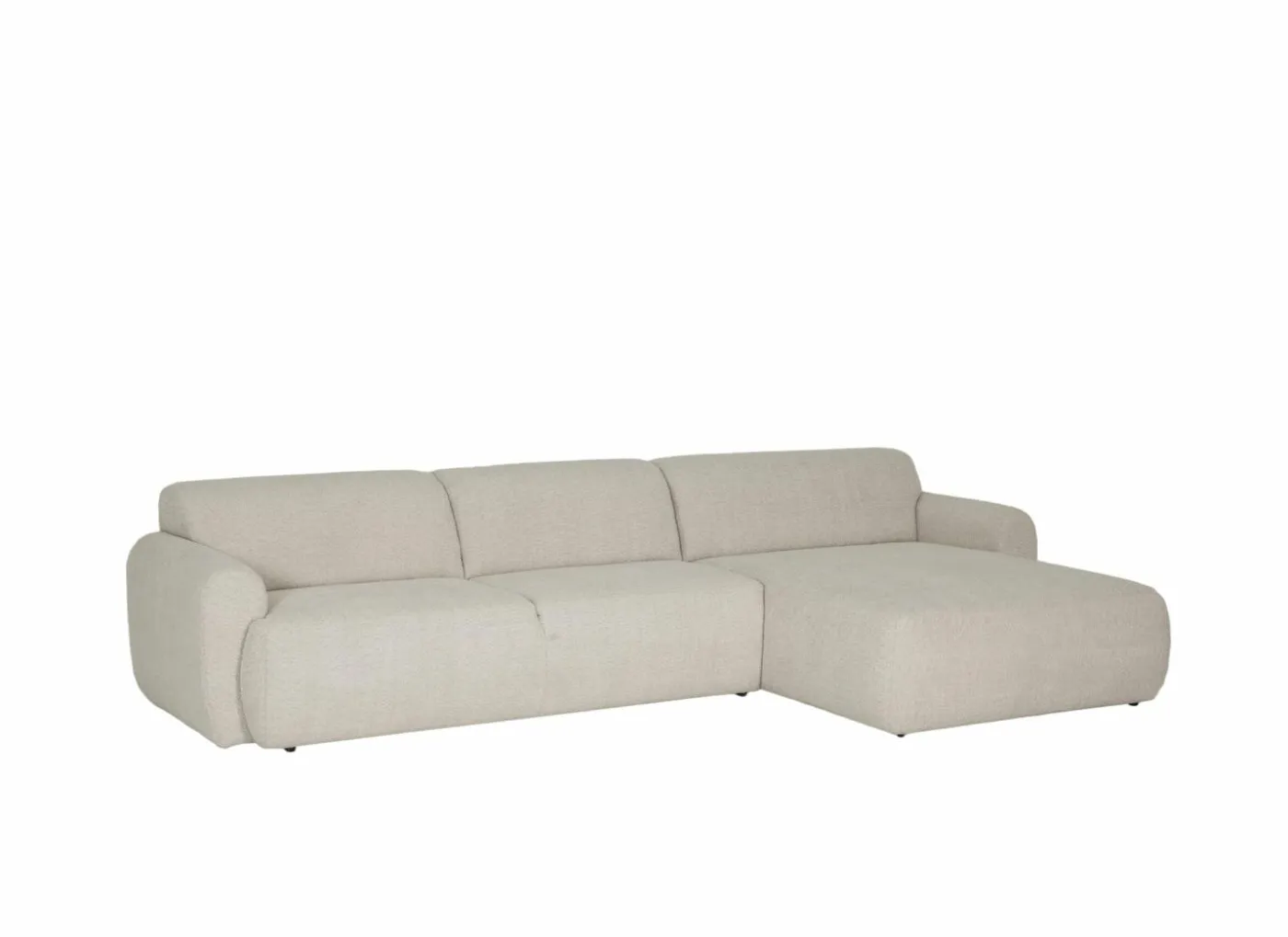 Hoeksalon Malmo 340x171cm - stof - beige