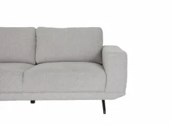 Hoeksalon Maltese 276x215cm - stof - lichtgrijs