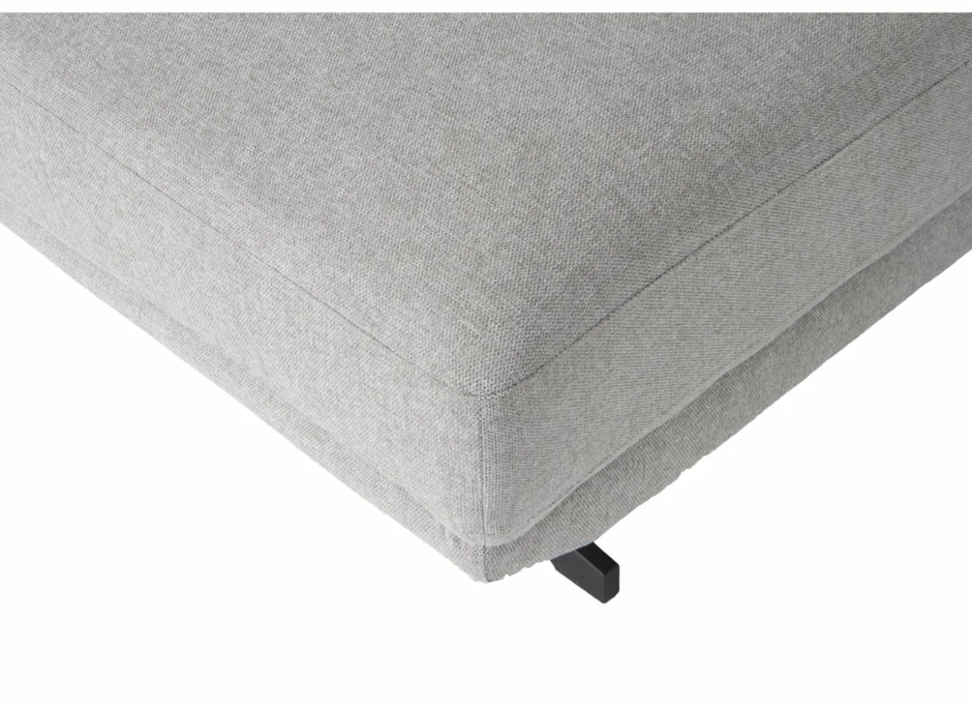 Hoeksalon Maltese 276x215cm - stof - lichtgrijs