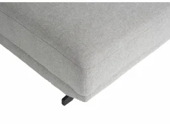 Hoeksalon Maltese 276x215cm - stof - lichtgrijs