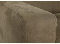 Hoeksalon Mana 272x174cm - stof - cognac met relax