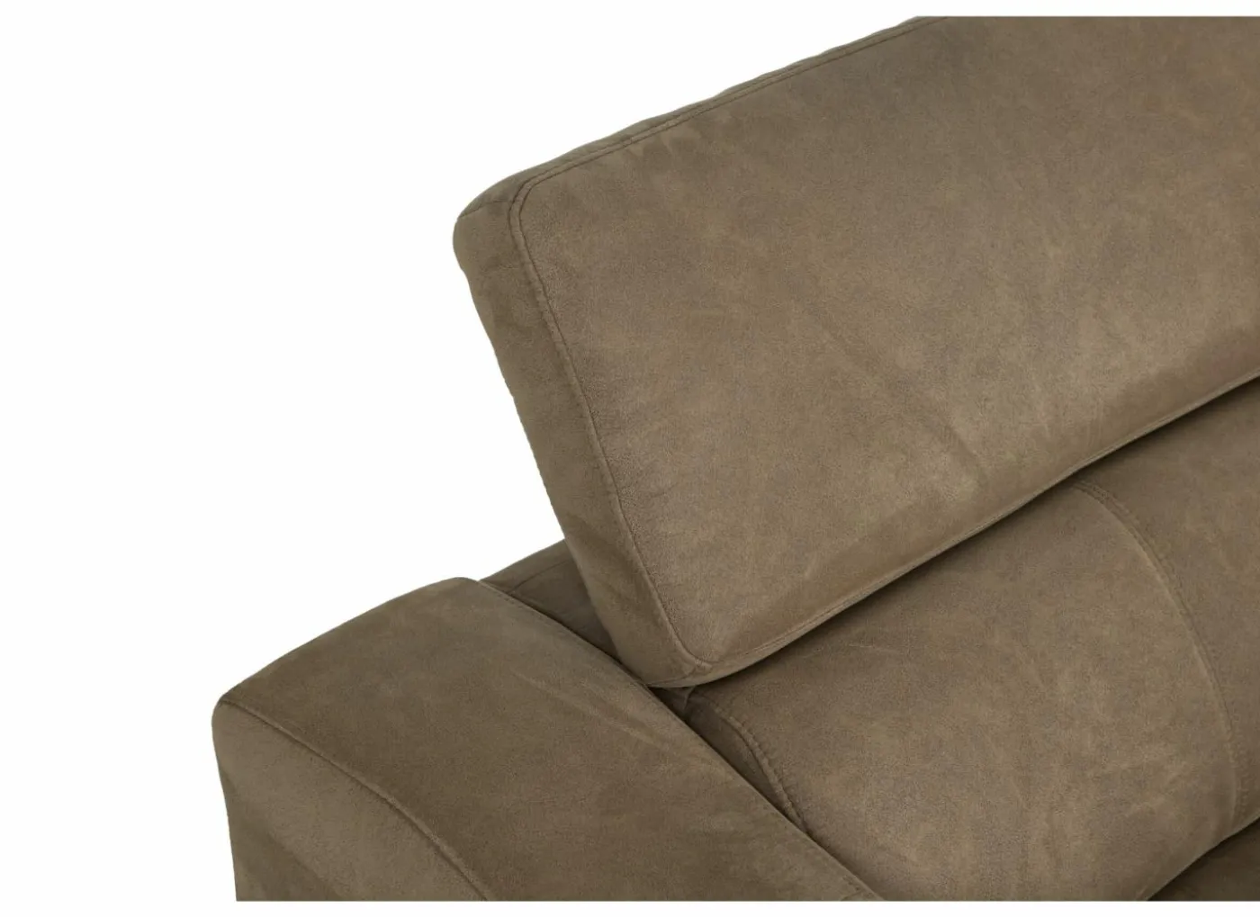 Hoeksalon Mana 272x174cm - stof - cognac