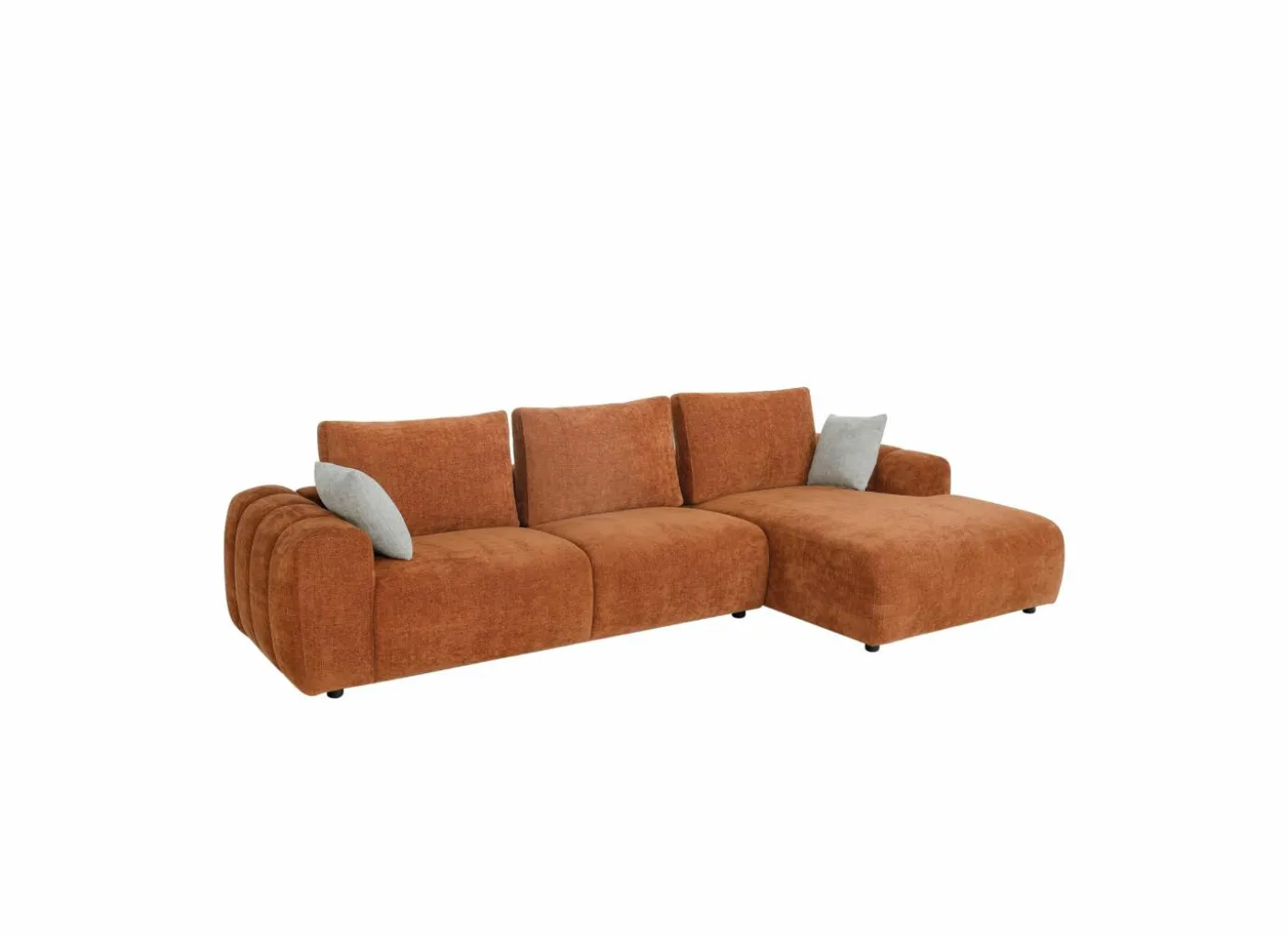 Hoeksalon Mandarin 315x165cm - katoen - oranje