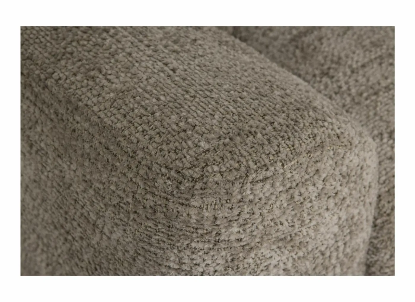 Hoeksalon Massa 354x168cm - stof - taupe