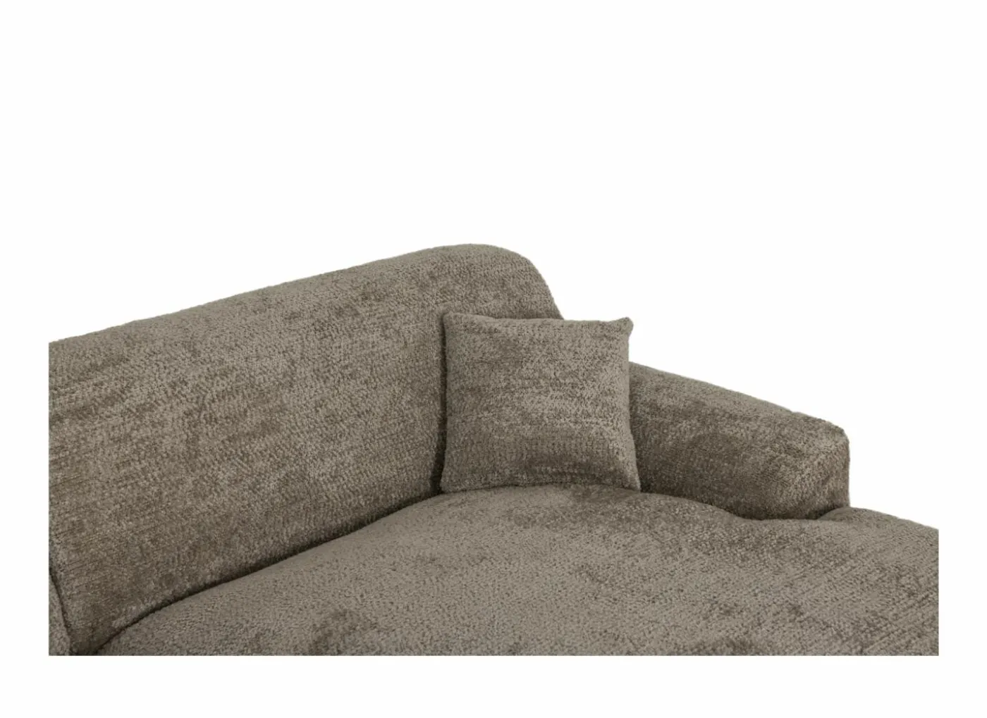 Hoeksalon Massa 354x168cm - stof - taupe