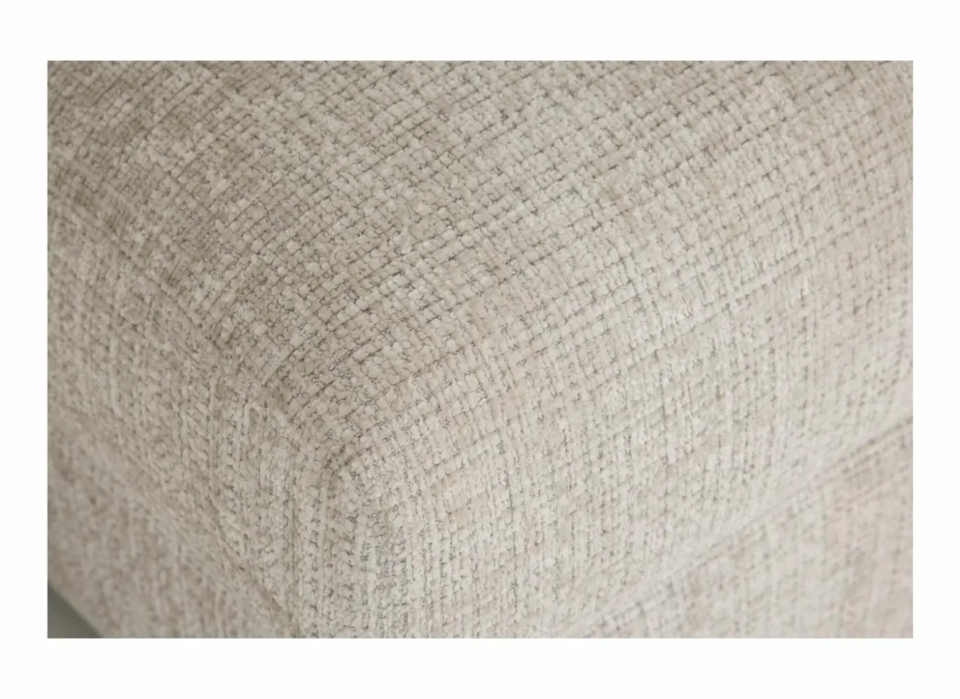 Hoeksalon New Polo 430x226cm - stof - beige