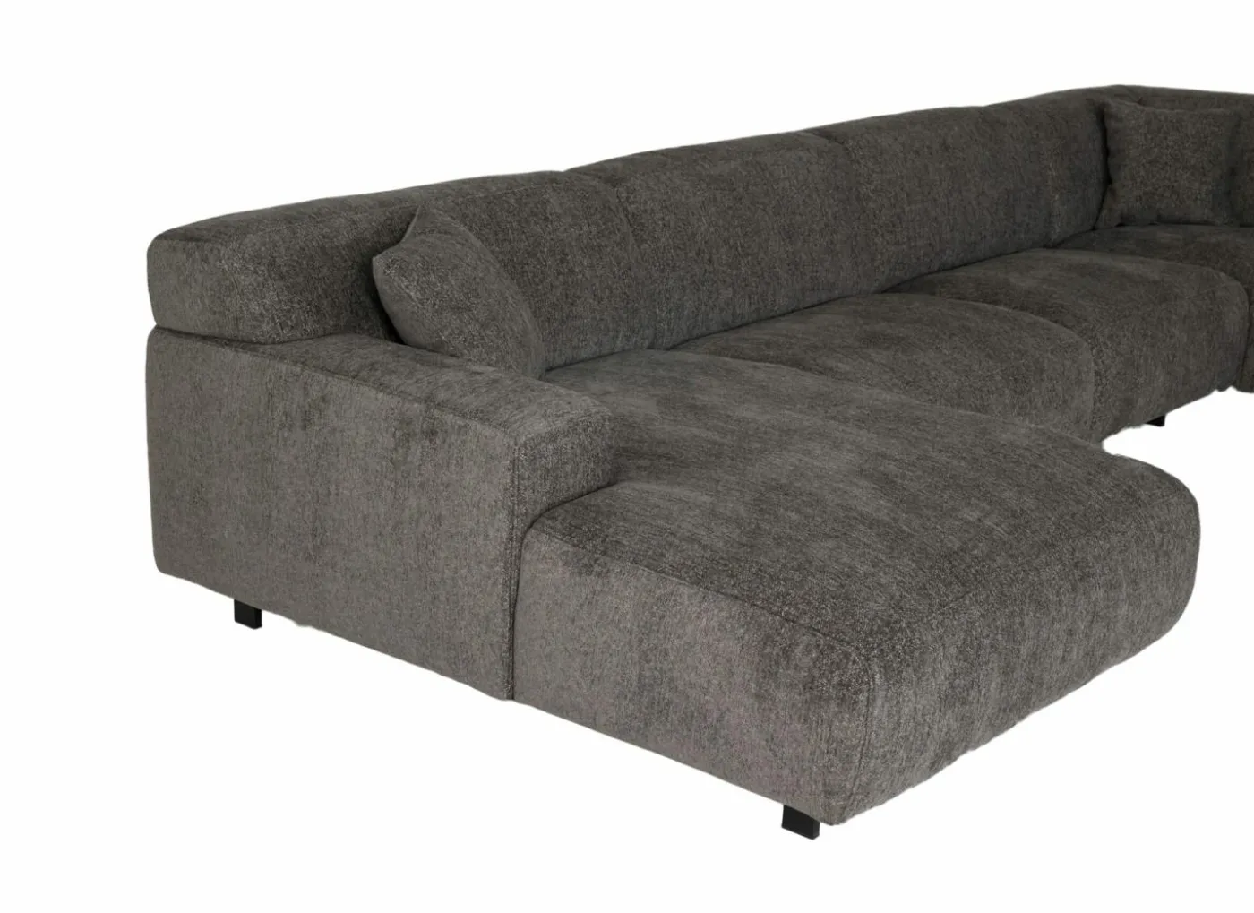 Hoeksalon New-Konstatinopol 398x217cm - stof - raven