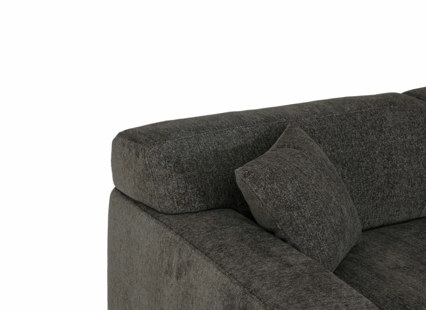 Hoeksalon New-Konstatinopol 398x217cm - stof - raven