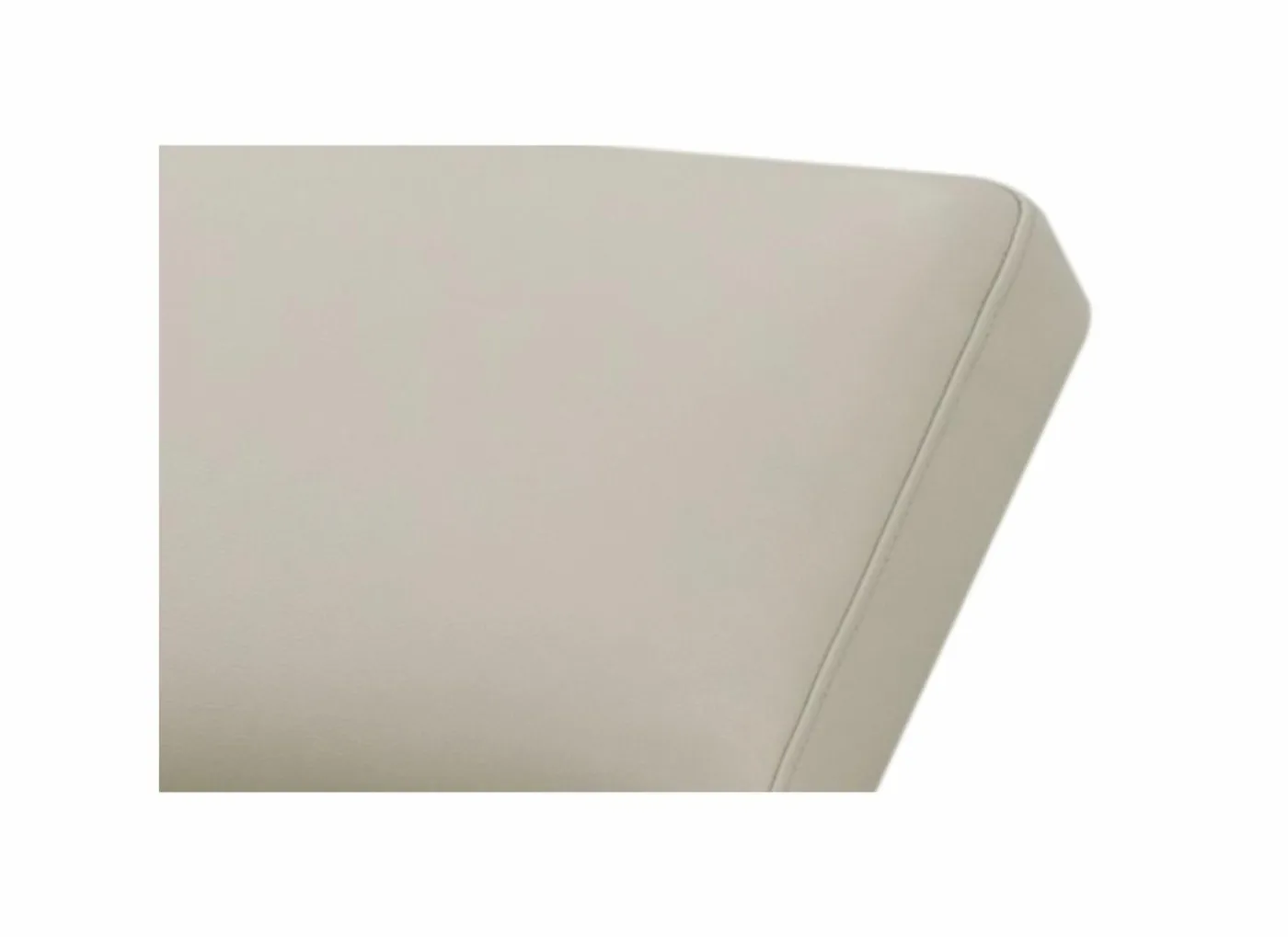 Hoeksalon Nyx 322x257cm - leder - lichtgrijs