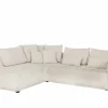 Hoeksalon Olivio 289x234cm - stof - beige