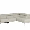 Hoeksalon Oltens 281x228cm - stof - beige met relax