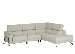 Hoeksalon Oltens 281x228cm - stof - beige
