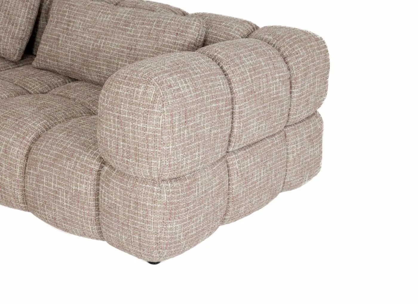 Hoeksalon Parkaway 350x270cm - stof - roze