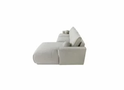 Hoeksalon Ramusio 319x169cm - stof - beige