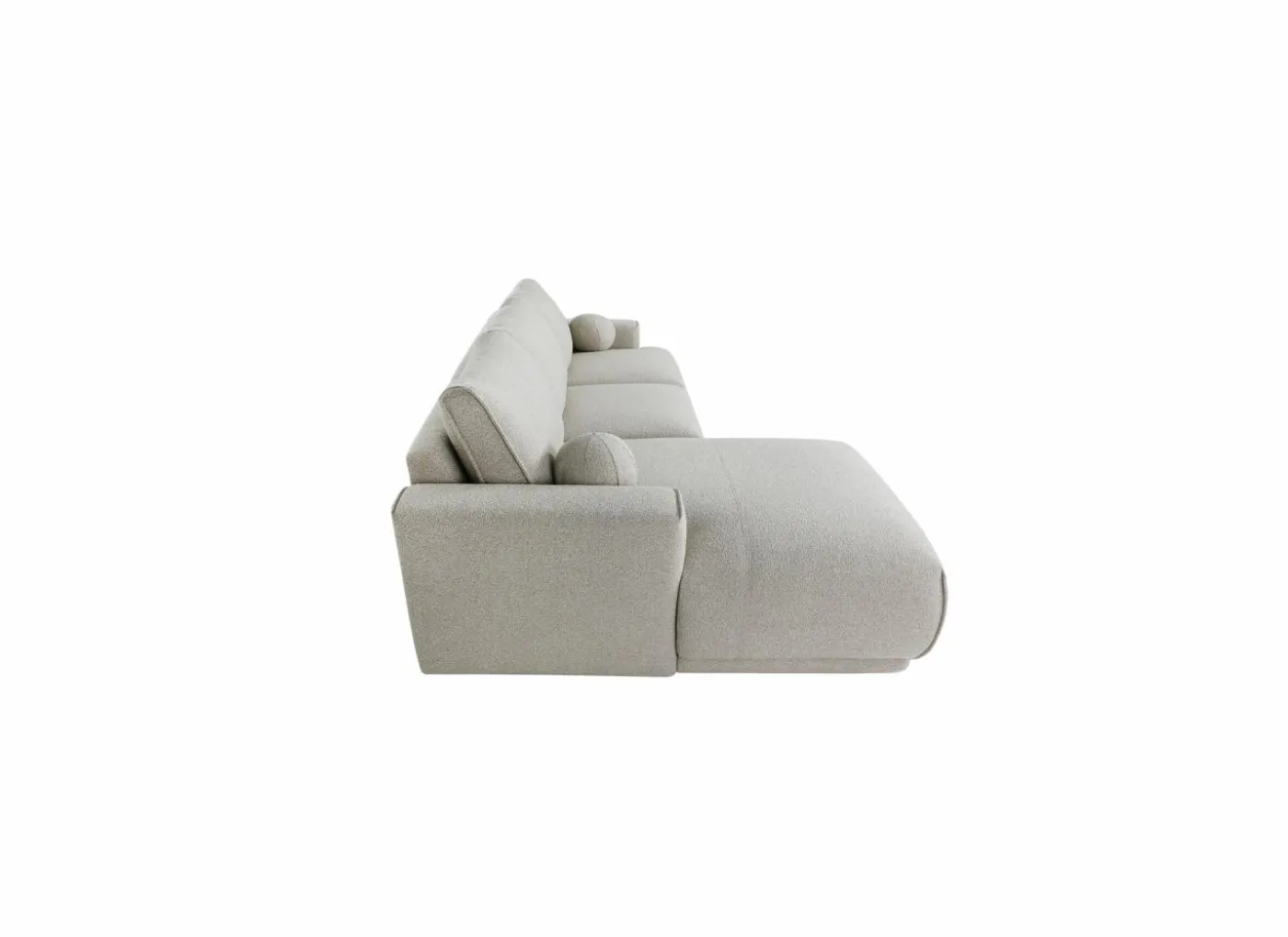 Hoeksalon Ramusio 319x169cm - stof - beige